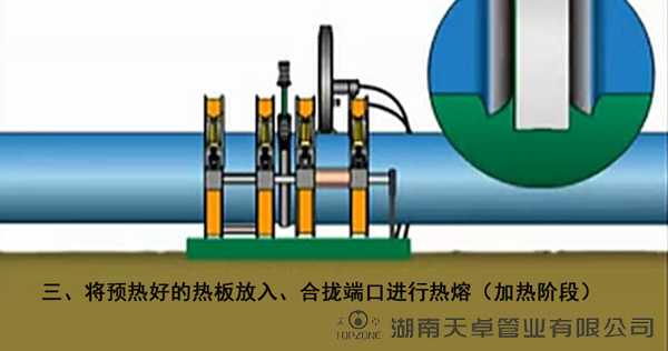 PE给水管热熔对接4